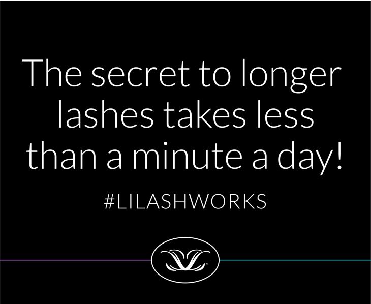 The secret to longer lashes takes less than a minute a daY